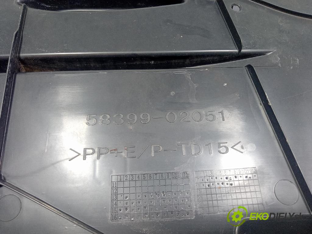 Toyota Auris 2018 kryt Plast: podvozek: 58399-02051