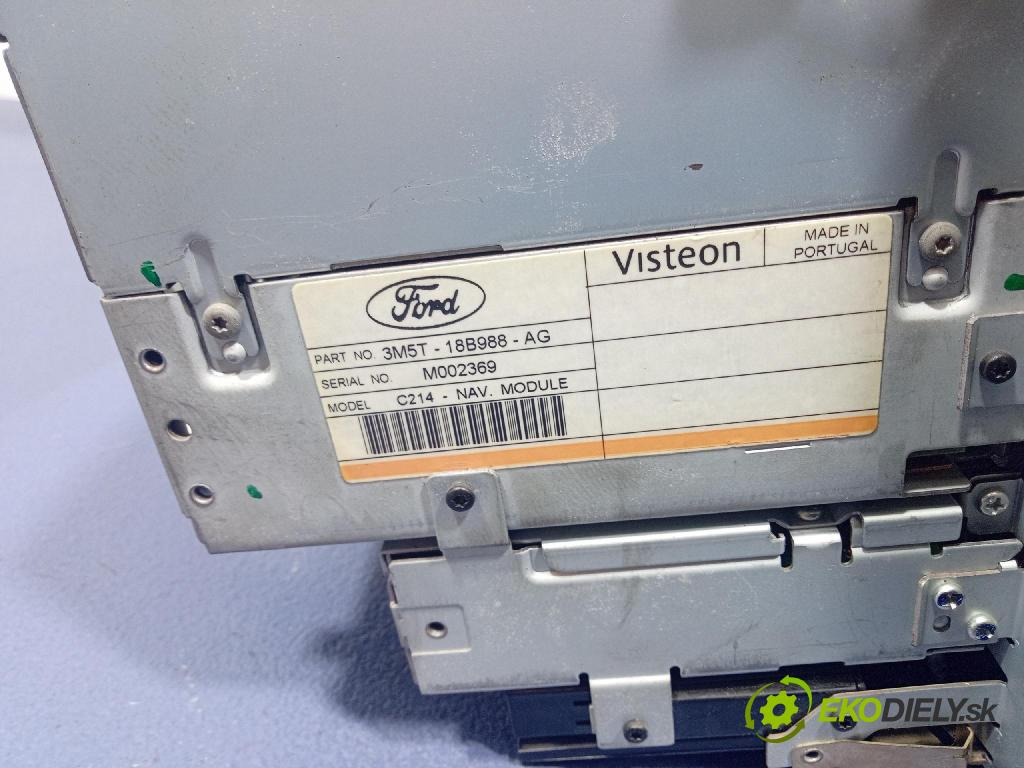 Ford C-max 2004 Radio I Navigácia: 3M5T-18B988-AG