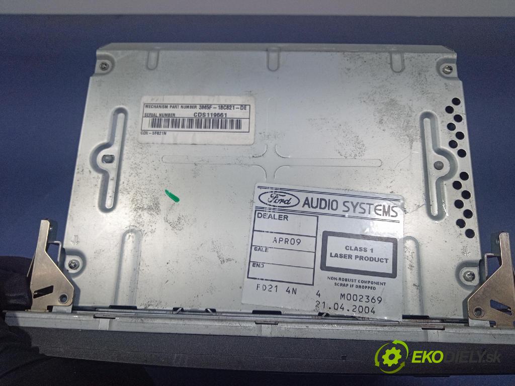 Ford C-max 2004 Radio I Navigácia: 3M5T-18B988-AG