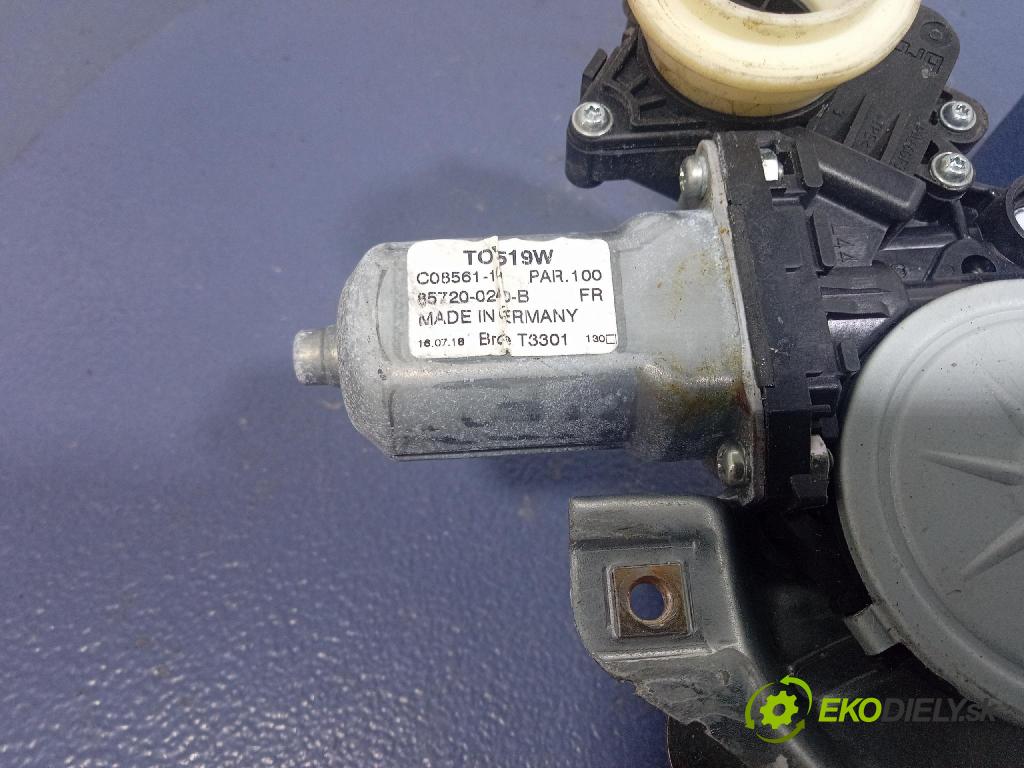 Toyota Auris 2018 mechanizmus okna Okná: Predné Vľavo: 85702-02020