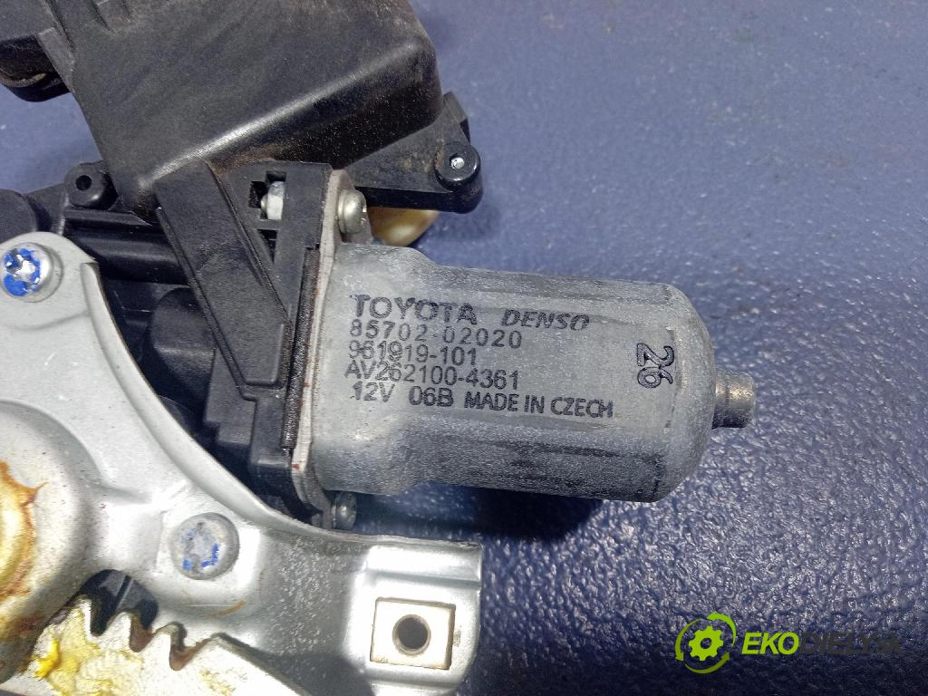 Toyota Auris 2018 mechanizmus okna Okná: Predné Vľavo: 85702-02020