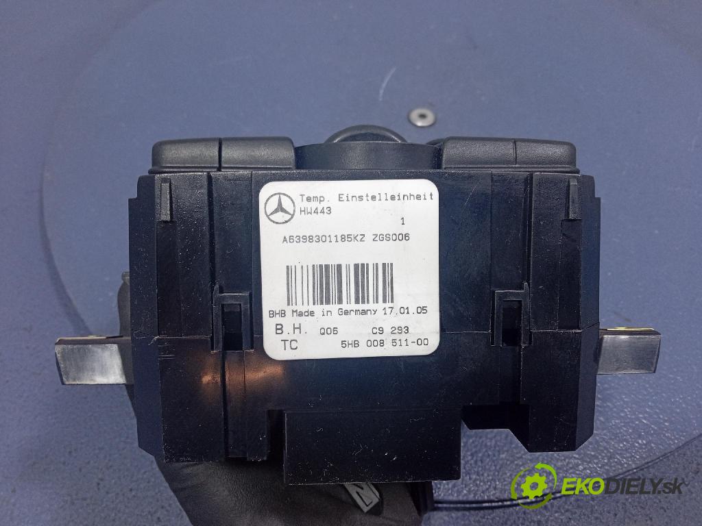 Mercedes Vito 2005 prepínač Klimatizácia: Prúd vzduchu: A6398301185