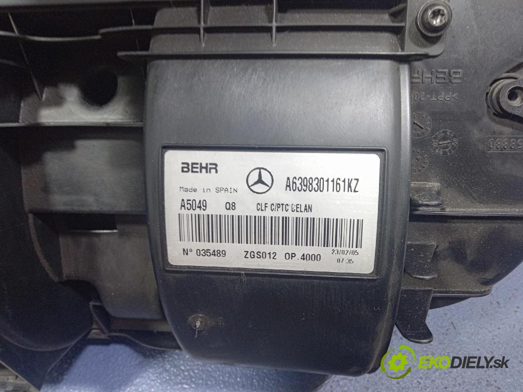 Mercedes Vito 2005 ventilátor Vzduch: A6398301161