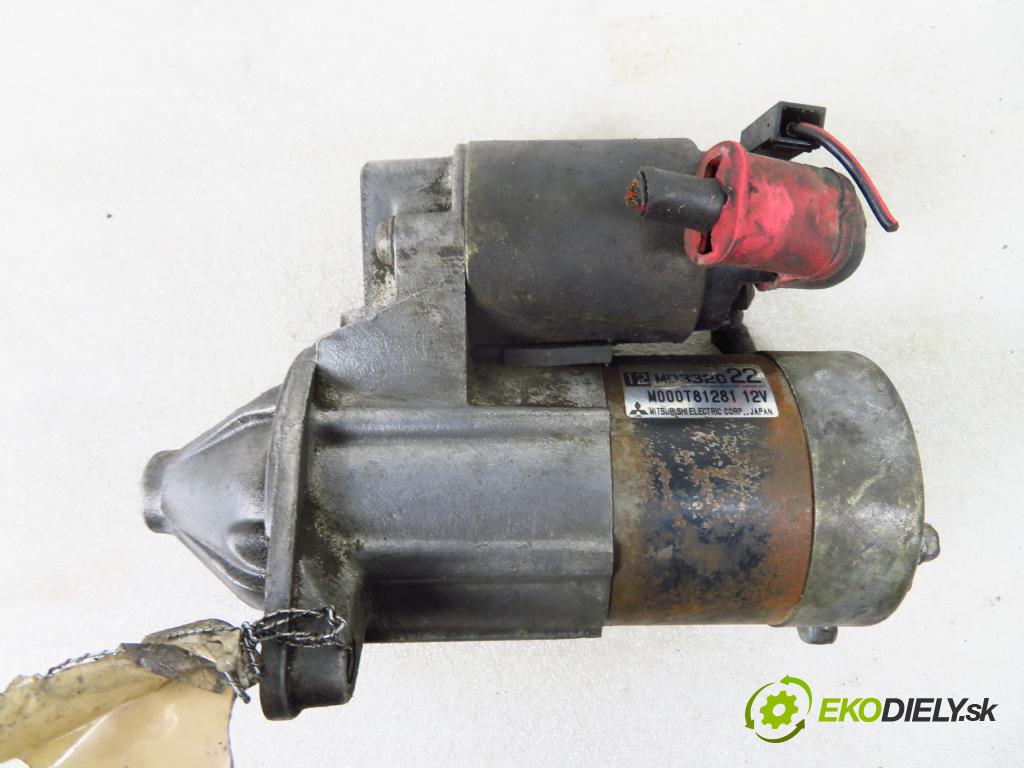 MITSUBISHI CARISMA (DA_) SEDAN 1997 92,00 1.8 16V GDI 125 - 4G93 (GDI) 1834,00 Štartér MD332022 ; M000T81281 (Štartéry)
