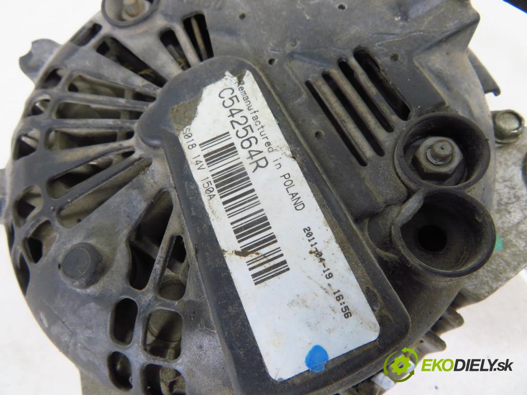 PEUGEOT 307 (3A/C) HB 2002 66,00 2.0 HDi 90 - RHY (DW10TD) 1997,00 Alternátor C542564R ; 437210 (Alternátory)