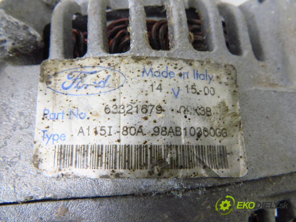 FORD FOCUS (DAW, DBW) HB 2000 74,00 1.6 16V 100 - FYDA 1596,00 Alternátor 98AB10300GG (Alternátory)