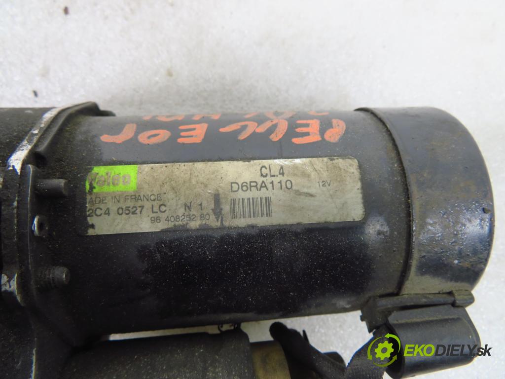 CITROEN BERLINGO FIRST Skrzynia (M_) KOMBIVAN 2006 66,00 1.6 HDI 90 (MB9HX, MC9HX) - 9HX (DV6ATED4) 1560,00 Štartér D6RA110 ; 9640825280 (Štartér)