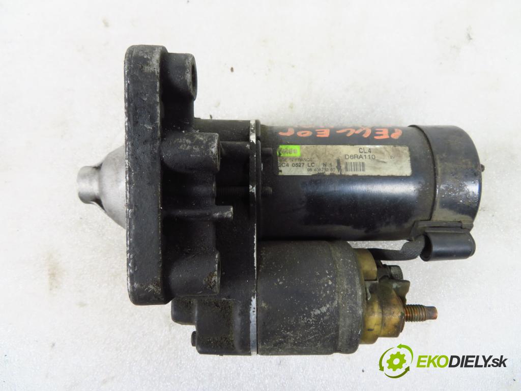 CITROEN BERLINGO FIRST Skrzynia (M_) KOMBIVAN 2006 66,00 1.6 HDI 90 (MB9HX, MC9HX) - 9HX (DV6ATED4) 1560,00 Štartér D6RA110 ; 9640825280 (Štartér)