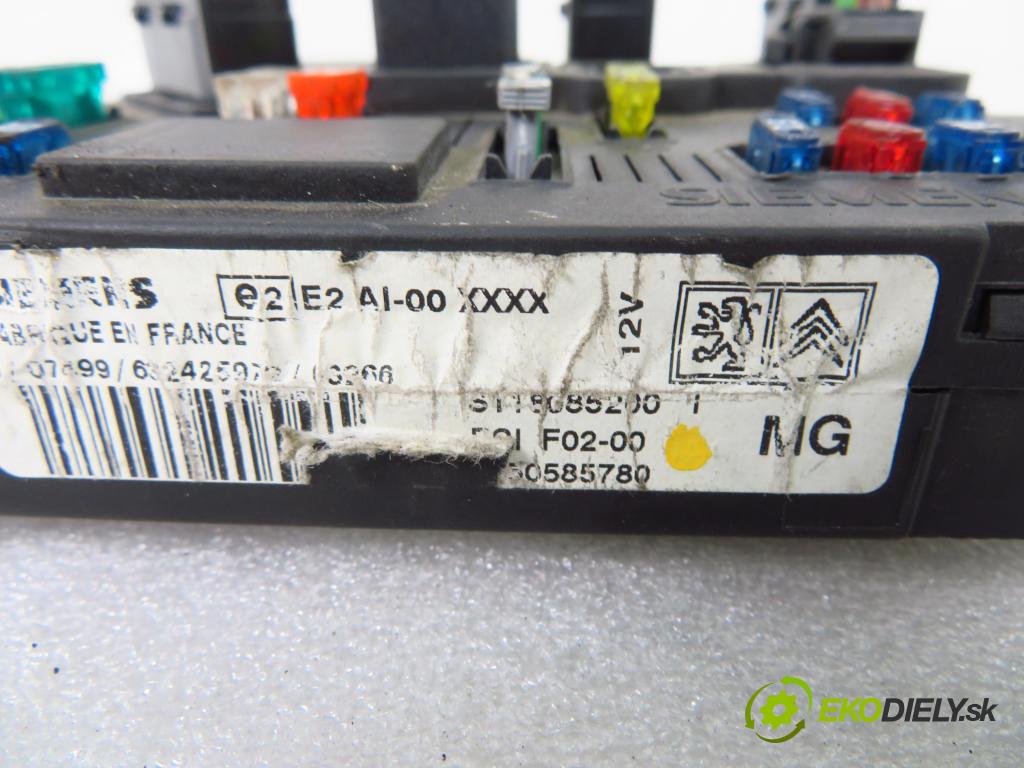 CITROEN C3 I (FC_) HB 2003 50,00 1.4 HDi 8V - 8HX 1398,00 MODUL BSI S118085200I ; 9650585780