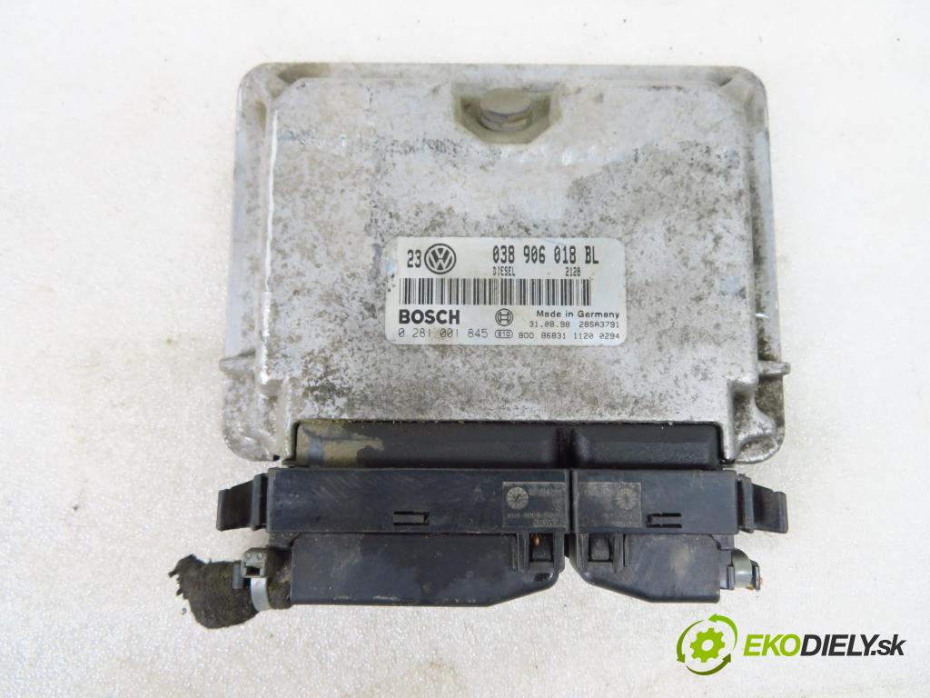 VW GOLF IV (1J1) HB 1998 66,00 1.9 TDI 90 - ALH 1896,00 Riadiaca jednotka Motor 038906018BL ; 0281001845
