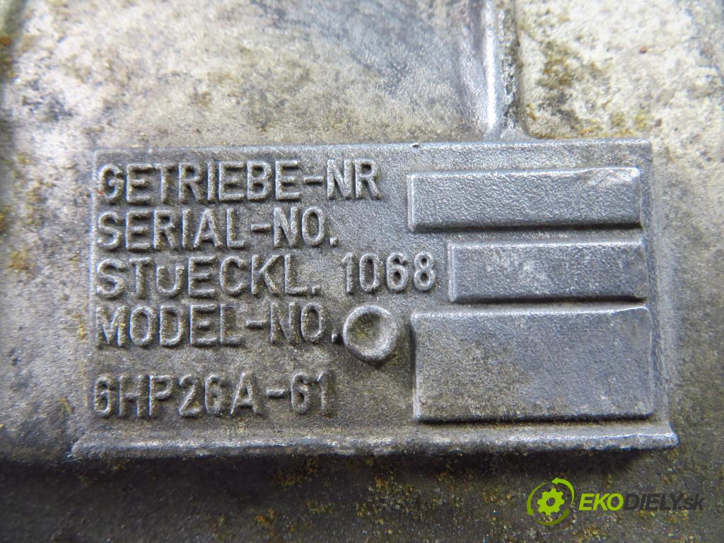 AUDI A8 D3 (4E2, 4E8) SEDAN 2003 202,00 4.0 TDI quattro - ASE 3936,00 Prevodovka automatická 6HP26A61 ; 1068422027