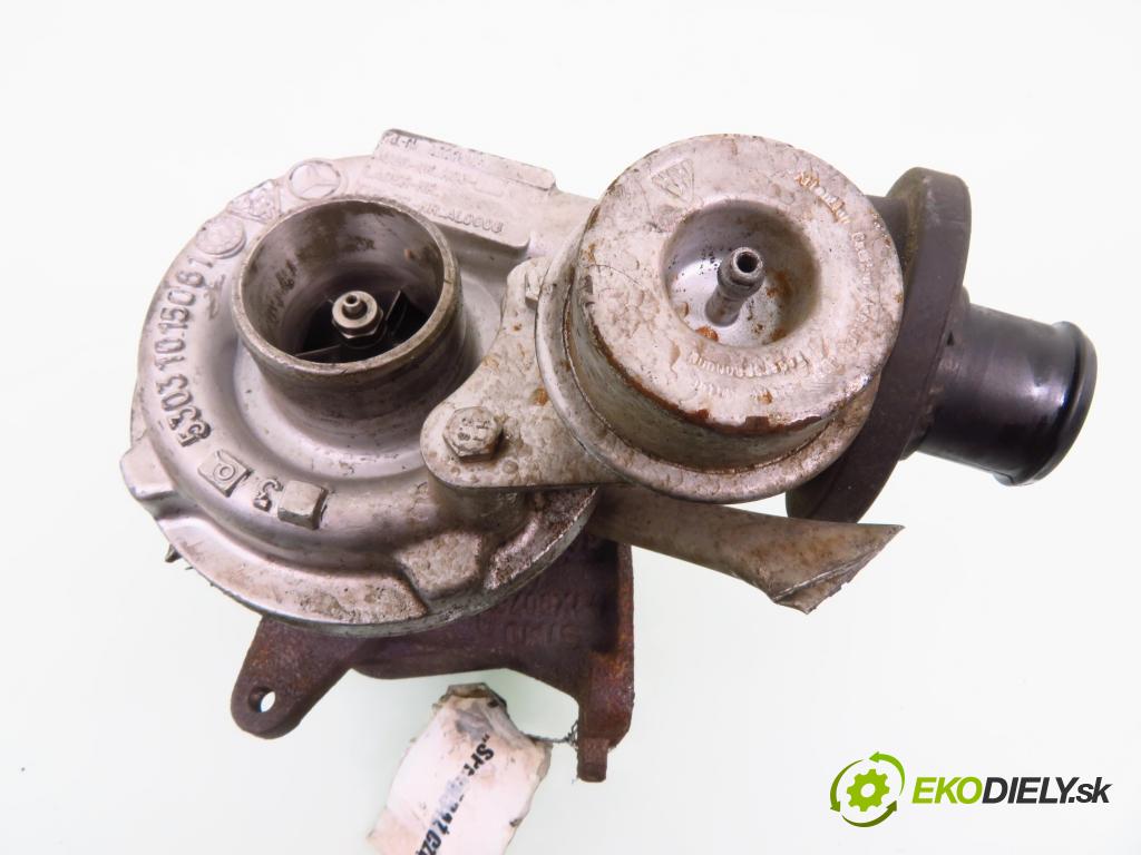 MERCEDES-BENZ KLASA A (W168) HB 1999 66,00 1.7 CDI 90 1689,00 RYCHLONABÍJEČKA: A6680960399 ; 53031015061 (Turbodúchadla (kompletní))