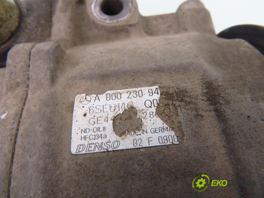 MERCEDES-BENZ KLASA A (W168) HB 1999 66,00 1.7 CDI 90 1689,00 KOMPRESOR: klimatizácie A0002309411 (Kompresory klimatizácie)