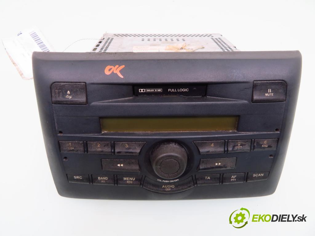 FIAT STILO (192_) HB 2002 76,00 1.6 16V 103 - 182 B6.000 1596,00 RADIO Modul 735296994 ; 2FCF18C838AE