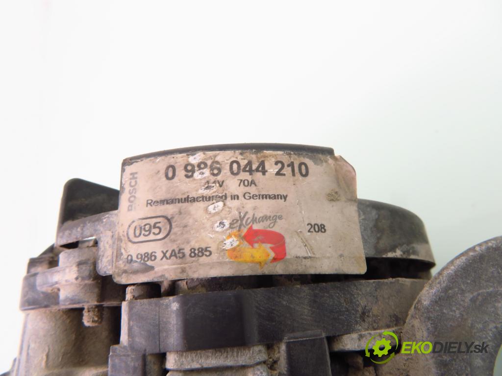 OPEL CORSA C (X01) HB 2001 66,00 1.4 - Z 14 XE 1389,00 Alternátor 0986044210 (Alternátory)