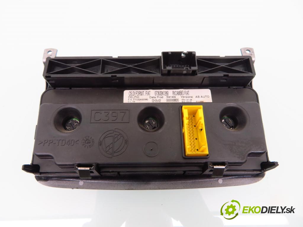 ALFA ROMEO 147 (937_) HB 2004 85,00 1.9 JTDM (937.AXD1A, 937.AXV1A, 937.BXB1A) - 939 A 1910,00 Panel kúrenia KLIMATRONIK 07353241260