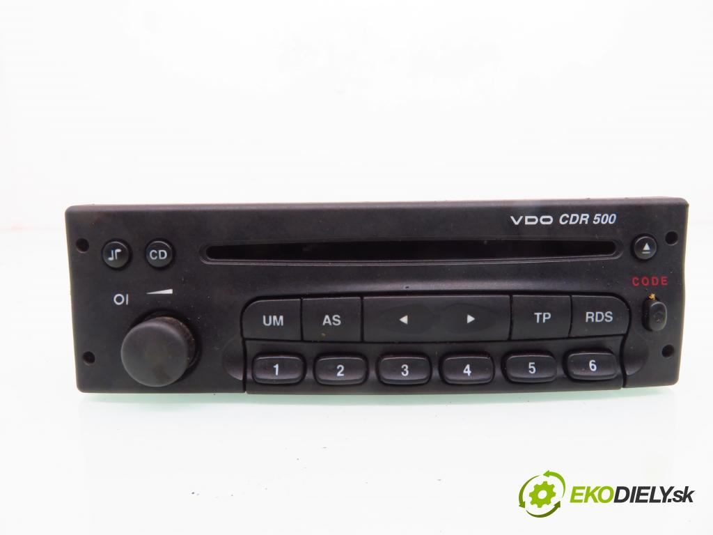 OPEL ASTRA G sedan (T98) SEDAN 1998 66,00 1.4 16V - Z 14 XE 1389,00 RADIO CD 24469302 ; CDR500