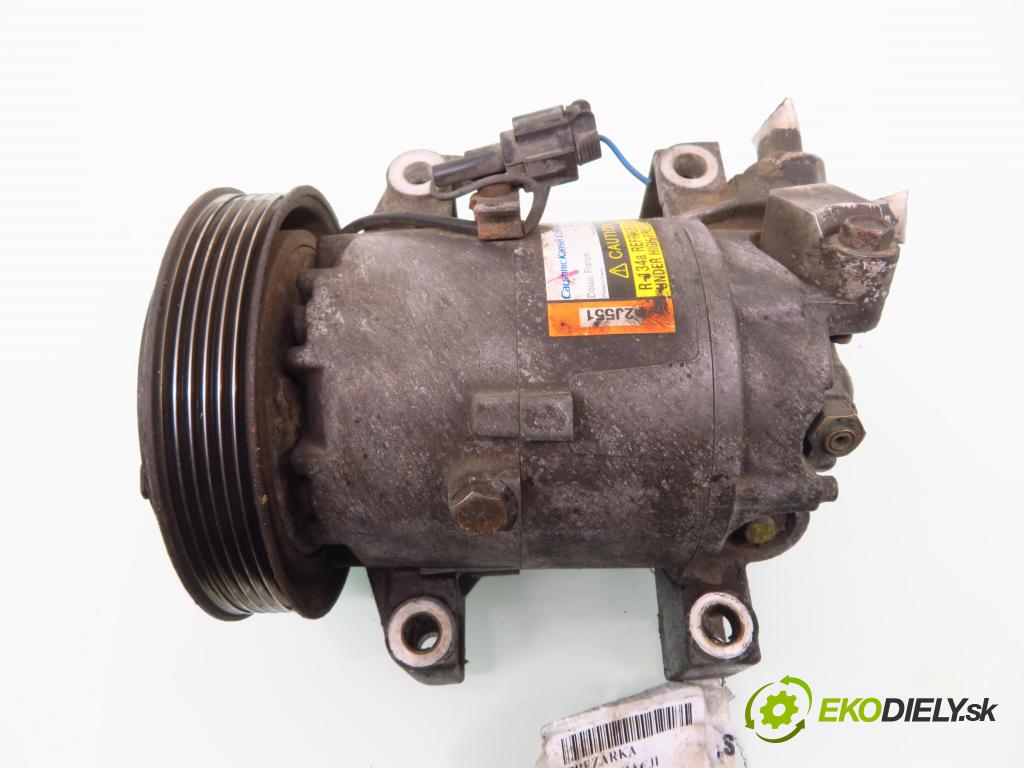 NISSAN ALMERA II (N16) SEDAN 2002 84,00 1.8 - QG18DE 1769,00 KOMPRESOR: klimatizace 926009F501 ; 2J55145010 (Kompresory)