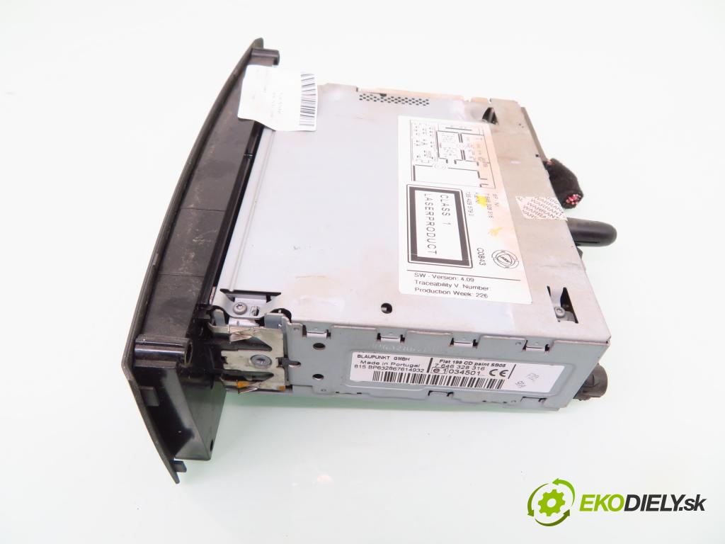 FIAT GRANDE PUNTO (199_) HB 2006 70,00 1.4 16V 95 - 199 A6.000 1368,00 RADIO CD 7354295790 ; 7646328316