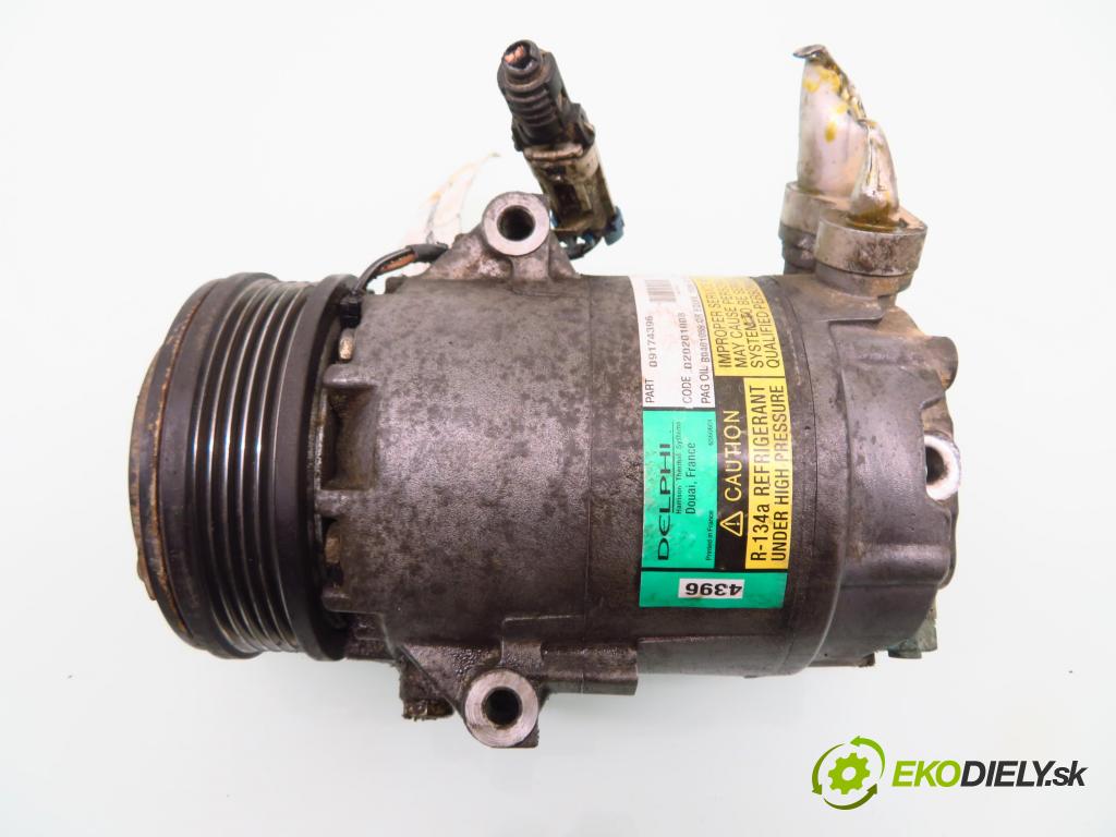 OPEL ASTRA G Kombi (T98) KOMBI 2000 74,00 1.6 16V 100 - X 16 XEL 1598,00 KOMPRESOR: klimatizace 09174396 (Kompresory)