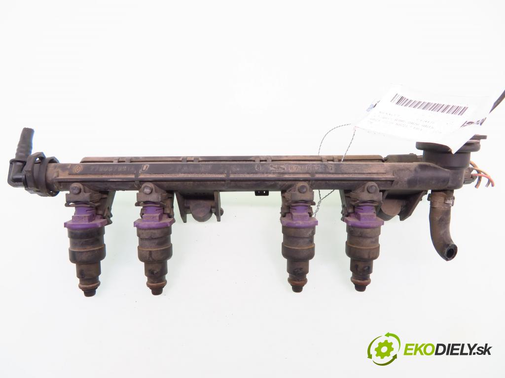 RENAULT CLIO II (BB_, CB_) HB 2001 43,00 1.2 8V 58 1149,00 Lišta vstrekovacia 873774 ; 7700870914D (Vstrekovacie lišty)