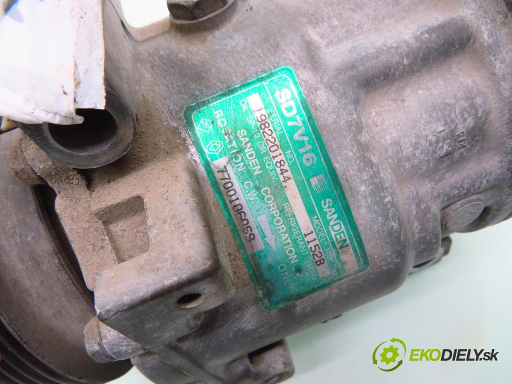 RENAULT CLIO II (BB_, CB_) HB 2001 43,00 1.2 8V 58 - D7F 720 1149,00 KOMPRESOR: klimatizace 7700106069 (Kompresory)