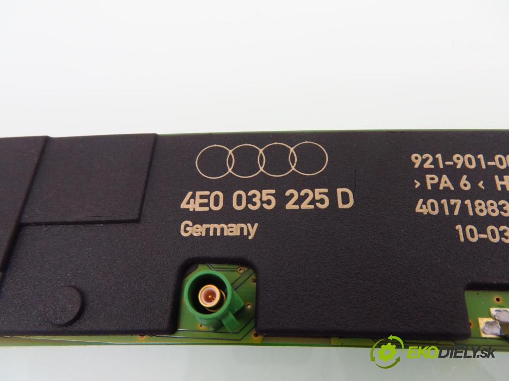 AUDI A8 D3 (4E2, 4E8) SEDAN 2003 202,00 4.0 TDI quattro - ASE 3936,00 Zosilňovač Antenní: 4E0035225D (Zosilňovače)