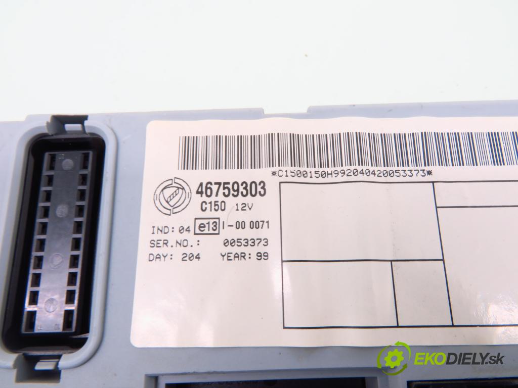 FIAT PUNTO (188_) HB 1999 44,00 1.2 60 - 188 A4.000 1242,00 MODUL BSI 46759303