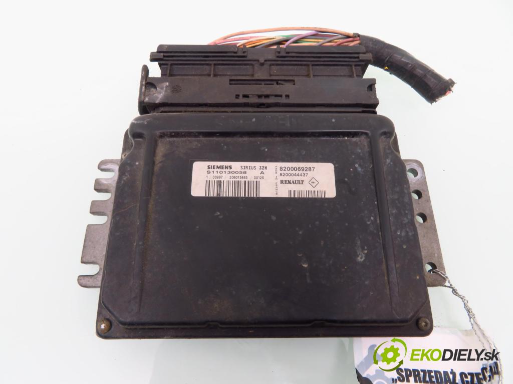 RENAULT CLIO II (BB_, CB_) HB 2000 72,00 1.4 16V (B/CB0P) - K4J 710 1390,00 řídící jednotka motora S110130058A ; 8200069287