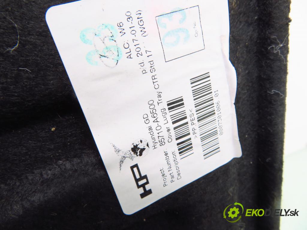 HYUNDAI i30 (GD) KOMBI 2011 0,00 1.6 16V Flex - G4FC 1591,00 krytina kufor / doska 85710A6500