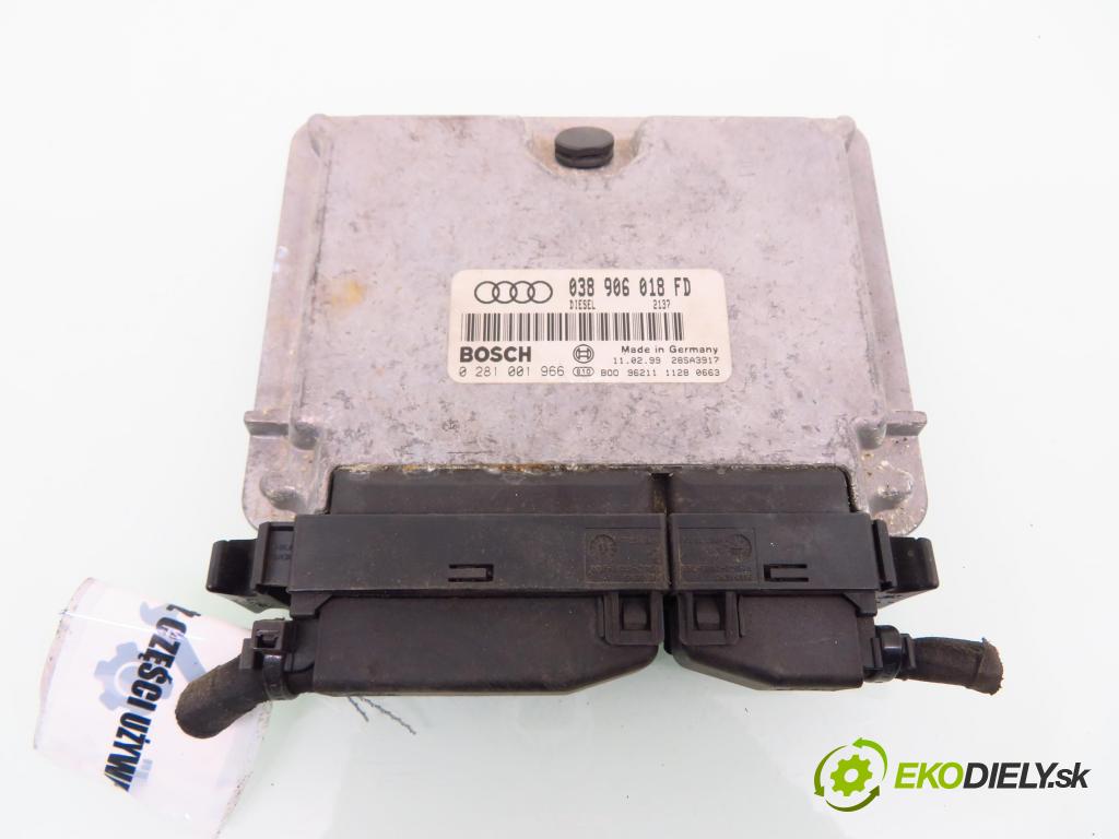 AUDI A4 Avant (8D5, B5) KOMBI 1999 81,00 1.9 TDI - AVG 1896,00 řídící jednotka motora 038906018FD ; 0281001966