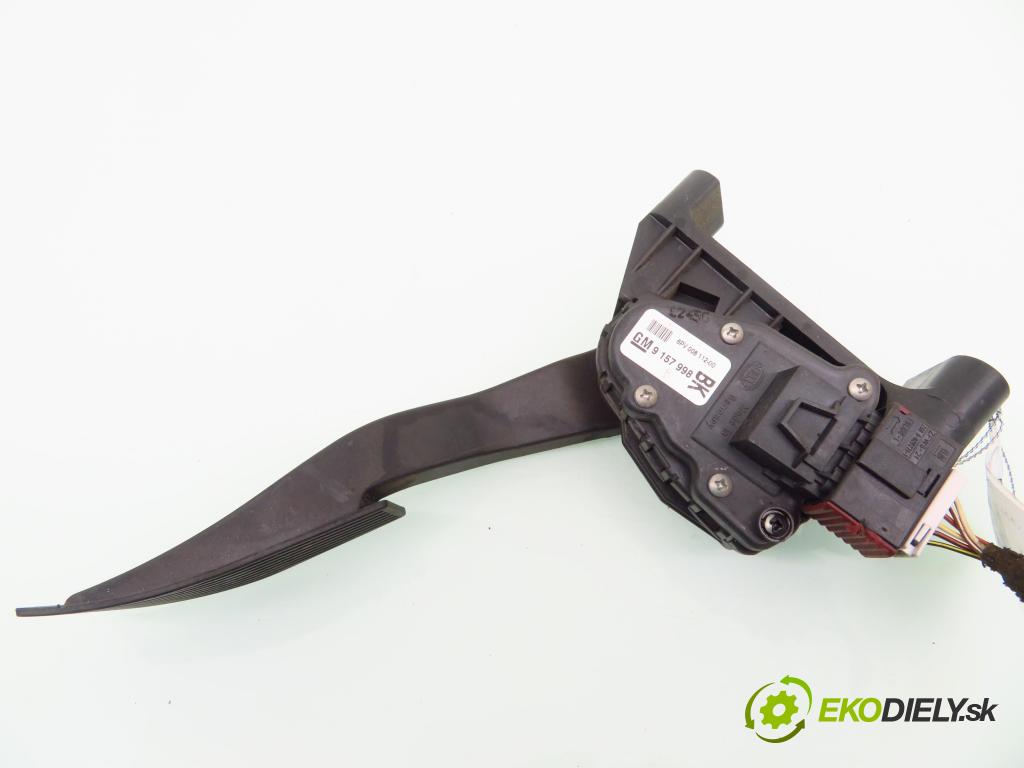 OPEL ASTRA G liftback (T98) LIFTBACK 2001 66,00 1.4 - Z 14 XEP 1364,00 Potenciometer plynu 9157998BK ; 6PV00811200 (Pedále)