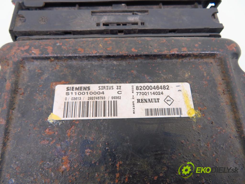 RENAULT SCENIC I (JA0/1_) MINIVAN 2000 79,00 1.6 16V 107 - K4M 700 1598,00 řídící jednotka motora S110010004C ; 8200046482 ; 7700114024