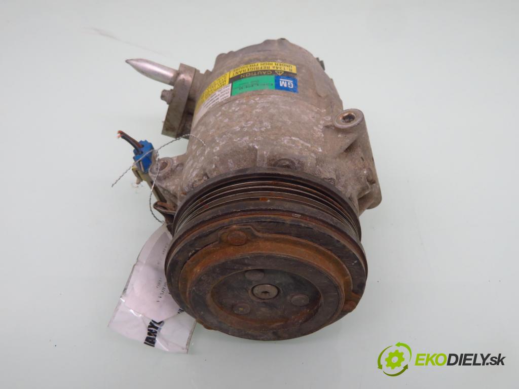 OPEL MERIVA A nadwozie wielkoprzestrzenne (MPV) (X03) MINIVAN 2000 74,00 1.6 16V - Z 16 XE 1598,00 KOMPRESOR: klimatizace 13205197 ; 383601234 (Kompresory)
