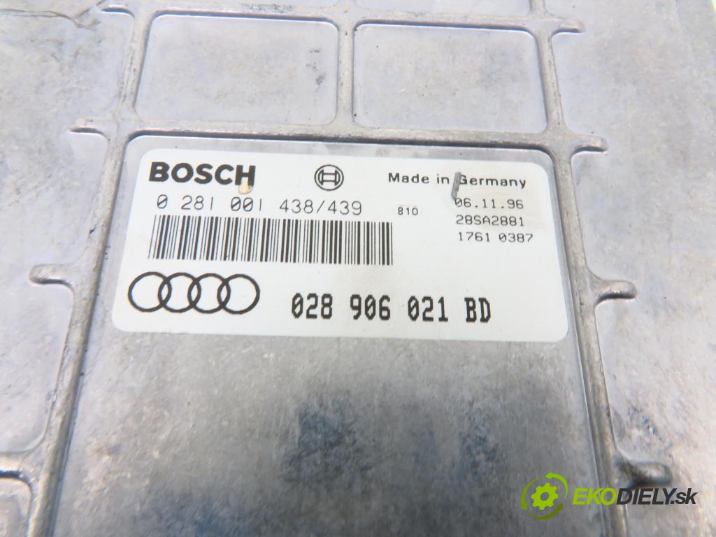 AUDI A4 Avant (8D5, B5) KOMBI 1997 66,00 1.9 TDI - AHU 1896,00 řídící jednotka motora 028906021BD ; 0281001438