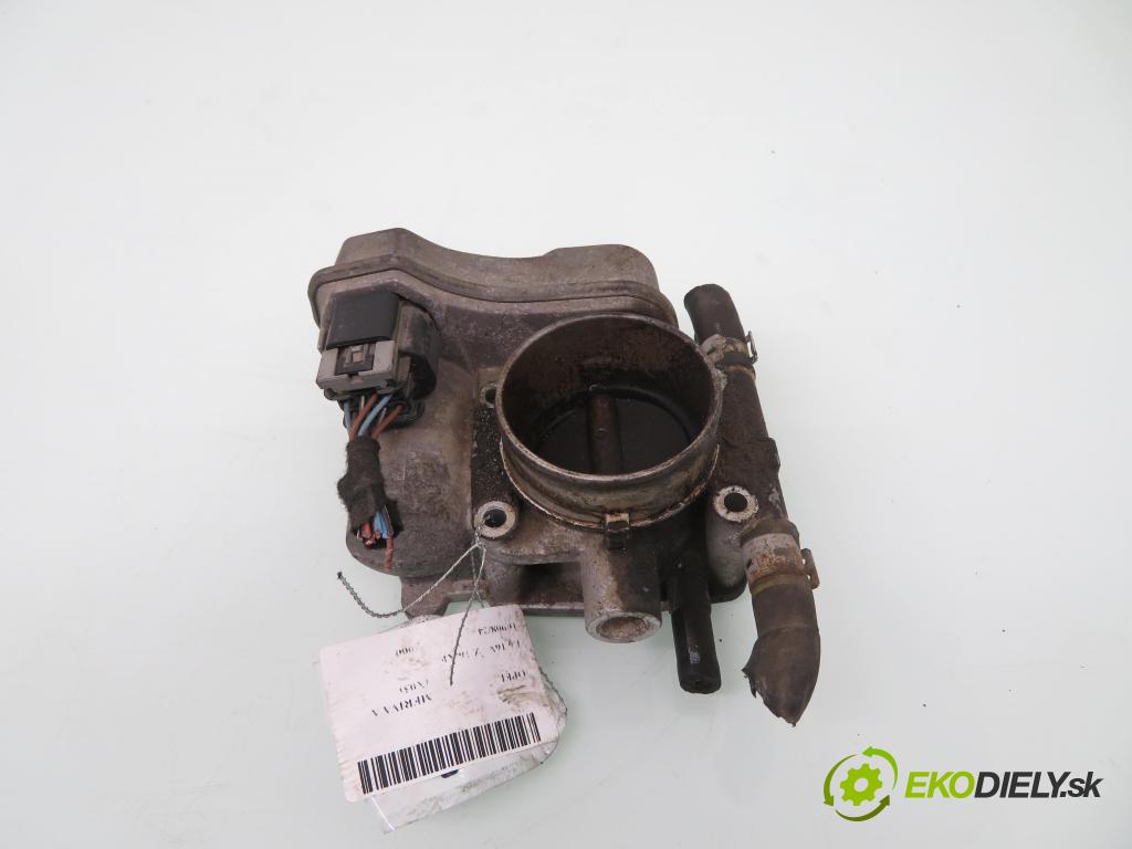 OPEL MERIVA A nadwozie wielkoprzestrzenne (MPV) (X03) MINIVAN 2000 74,00 1.6 16V - Z 16 XE 1598,00 Škrtiaca klapka 25177983 (Škrtiace klapky)
