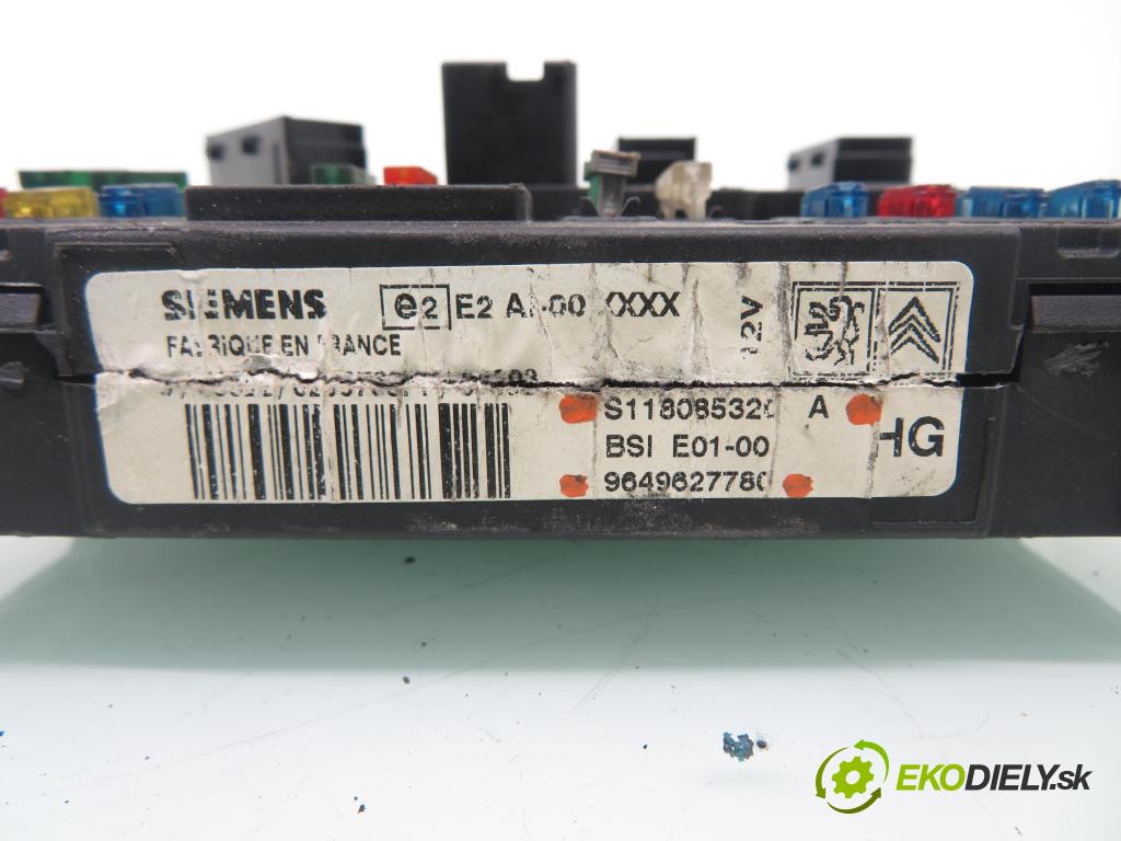 CITROEN XSARA PICASSO (N68) MINIVAN 2003 66,00 2.0 HDi 8V 90 - RHY 1997,00 MODUL BSI S118085320A ; 9649627780