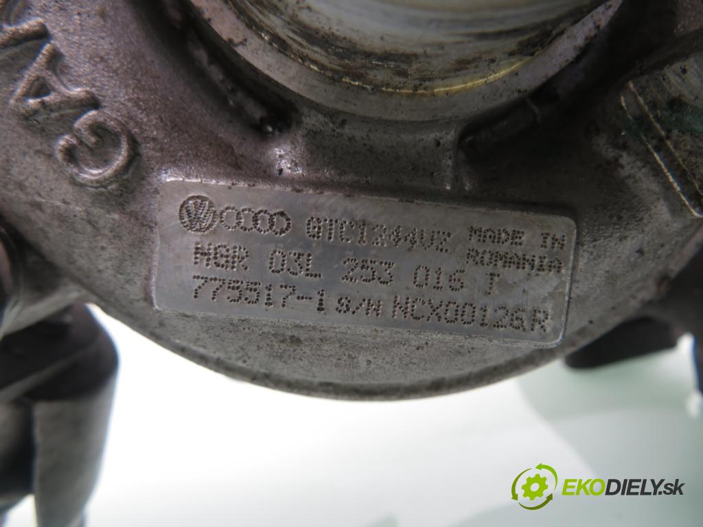 VW JETTA III (1K2) SEDAN 2010 77,00 1.6 TDI - CAYC 1598,00 Turbodúchadlo 03L253016J (Turbodúchadlo (kompletné))