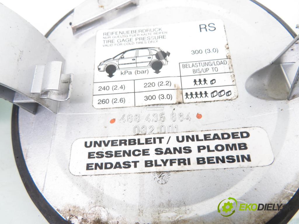 OPEL MERIVA A nadwozie wielkoprzestrzenne (MPV) (X03) MINIVAN 2000 74,00 1.6 16V - Z 16 XE 1598,00 Dvierka nádrže paliva 13123250 ; 468435664 (Ostatné)