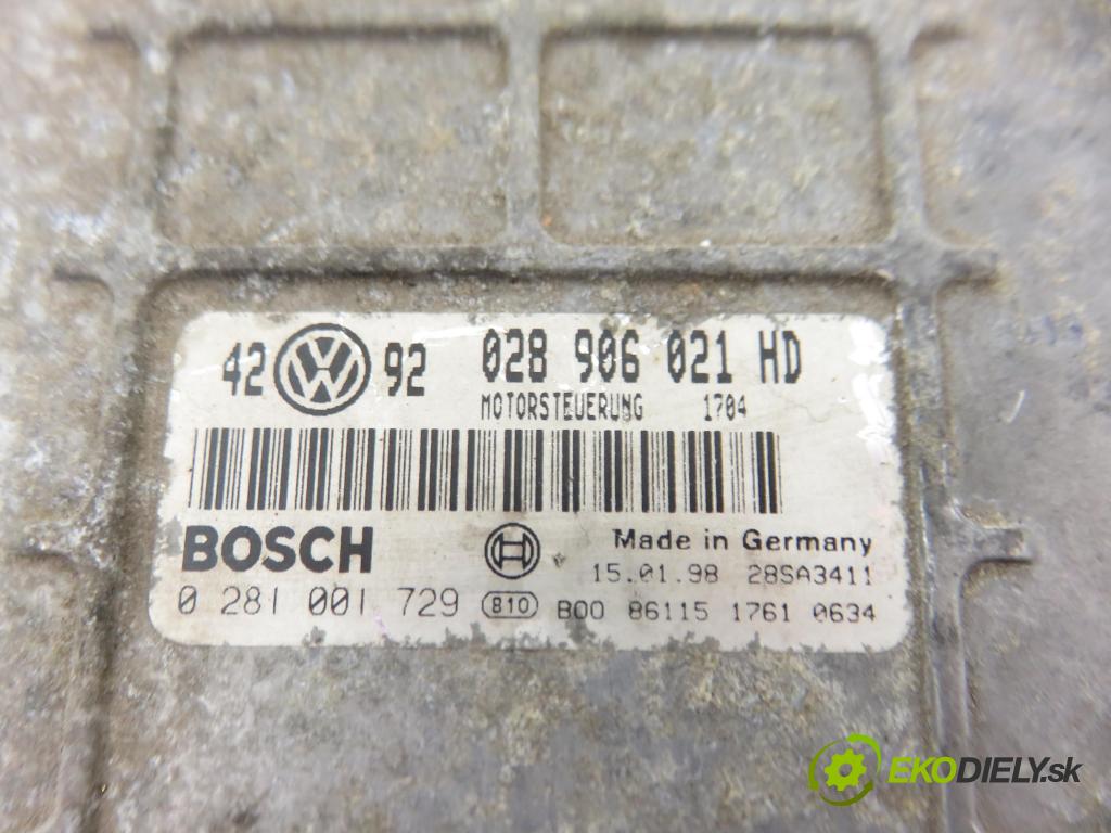 VW GOLF III Variant (1H5) KOMBI 1998 66,00 1.9 TDI - ALE 1896,00 řídící jednotka motora 028906021HD ; 0281001729