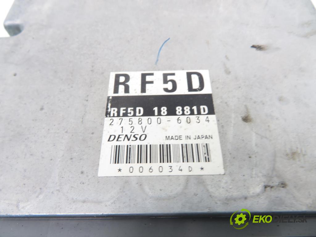 MAZDA 6 Station Wagon (GY) KOMBI 2002 100,00 2.0 DI 136 - RF5C 1998,00 řídící jednotka motora RF5D18881D ; 2758006034