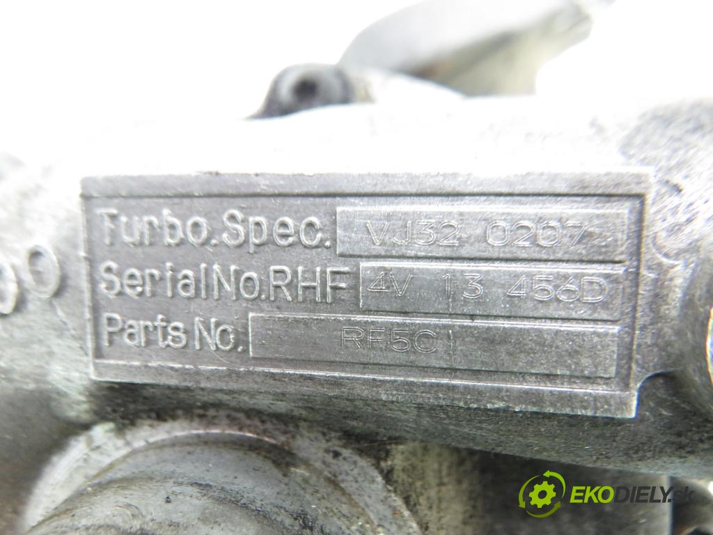 MAZDA 6 Station Wagon (GY) KOMBI 2002 100,00 2.0 DI 136 - RF5C 1998,00 RYCHLONABÍJEČKA: VJ320207 ; RF5C ; 4Y13456D (Turbodúchadla (kompletní))