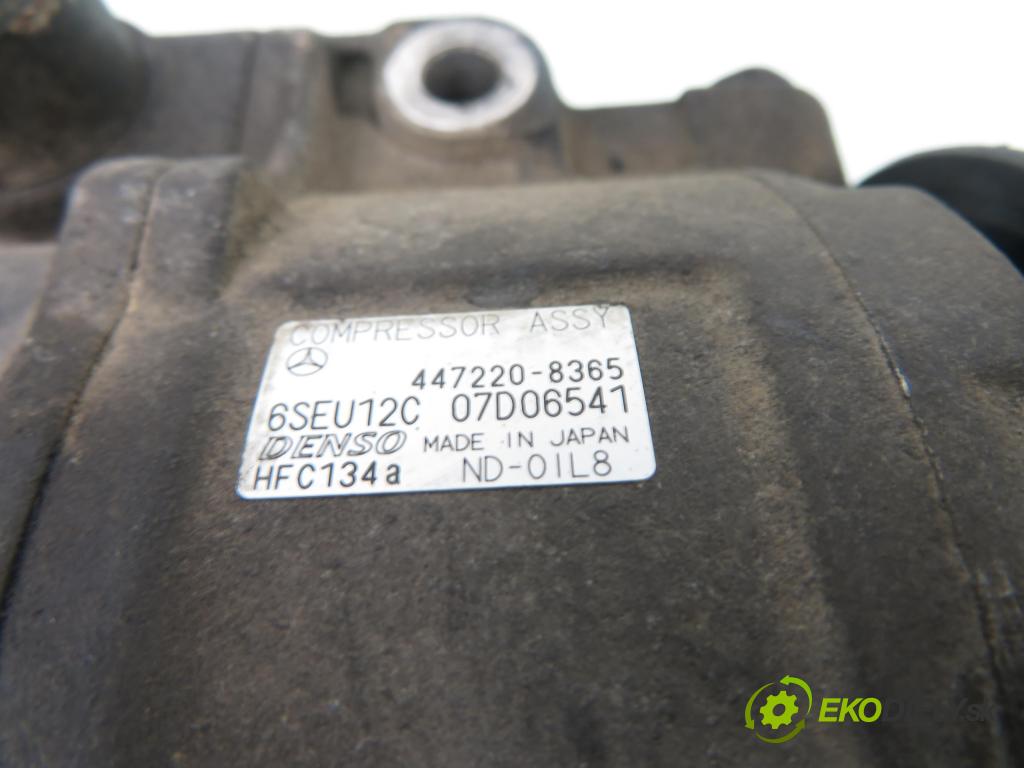 MERCEDES-BENZ KLASA A (W168) HB 2002 70,00 A 170 CDI 95 - OM 668.942 1689,00 KOMPRESOR: klimatizace 4472208365 ; 6SEU12C ; A0002307911 (Kompresory)
