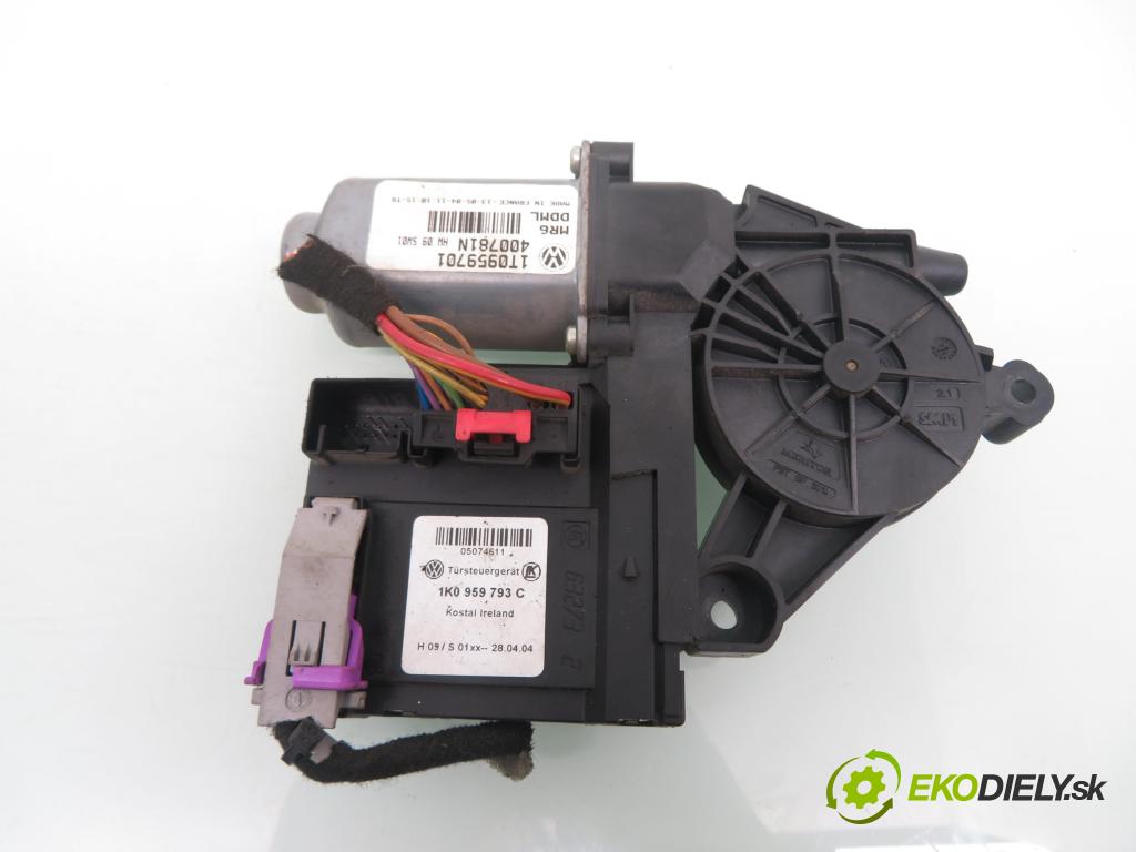 VW CADDY III Furgon (2KA, 2KH, 2CA, 2CH) FURGON 2004 51,00 2.0 SDI - BDJ 1968,00 motorek sťahovaní oken LP 1K0959793C ; 1T0959701