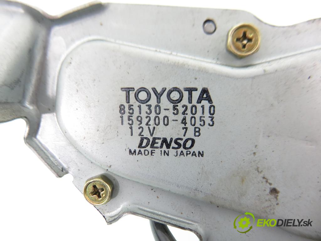 TOYOTA YARIS (_P1_) HB 1999 50,00 1.0 VVT- i 68 - 1SZ-FE 998,00 motorek stěrače ZADNÍ: 8513052010 ; 1592004053
