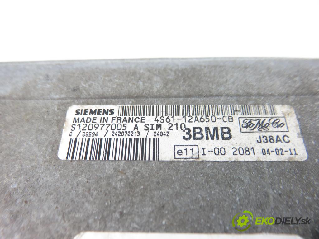 FORD FIESTA V (JH_, JD_) HB 2004 55,00 1.25 16V - FUJB 1242,00 řídící jednotka motora S120977005A ; 4S6112A650CB