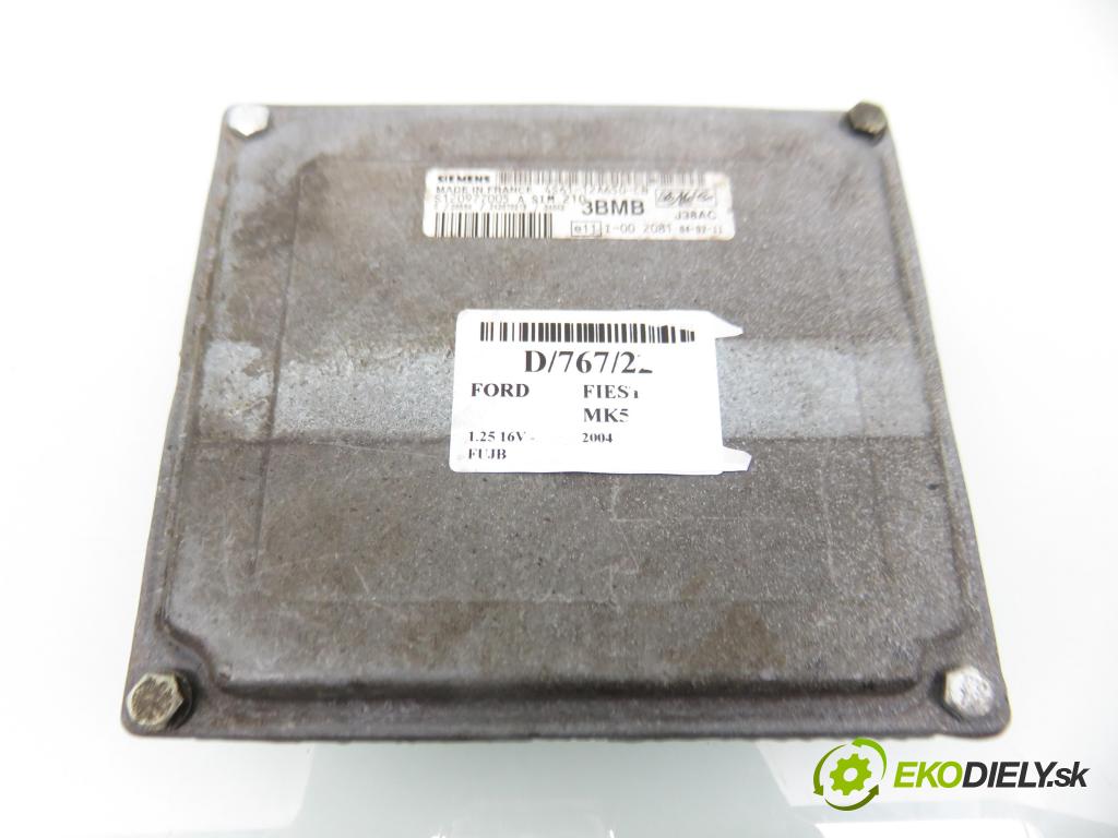 FORD FIESTA V (JH_, JD_) HB 2004 55,00 1.25 16V - FUJB 1242,00 řídící jednotka motora S120977005A ; 4S6112A650CB