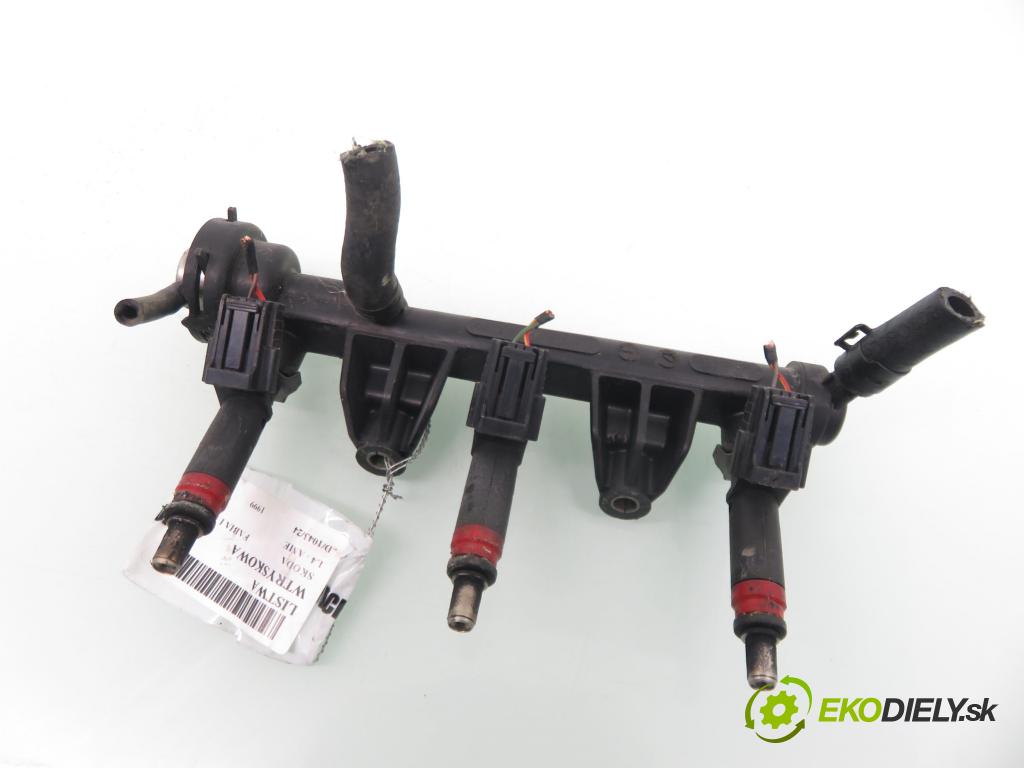 SKODA FABIA I Combi (6Y5) KOMBI 1999 47,00 1.2 - BME 1198,00 Lišta vstrekovacia 03D906031C (Vstrekovacie lišty)