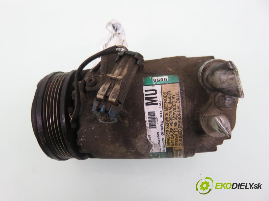 OPEL ASTRA G liftback (T98) HB 1998 85,00 1.8 16V - X 18 XE1 1796,00 KOMPRESOR: klimatizace 93176855 (Kompresory)