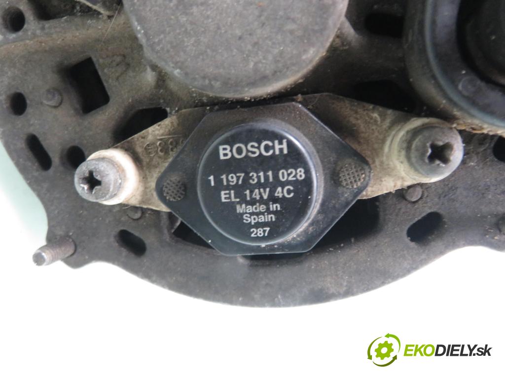 AUDI 80 (89, 89Q, 8A, B3) SEDAN 1988 66,00 1.8 S 90 (KE-Jetronic) - JN 1781,00 Alternátor 0120469727 ; 026903015B ; 1197311028 (Alternátory)